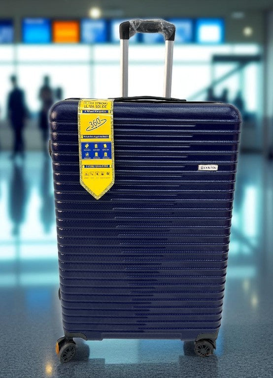 Carlton Hard Shell Luggage Trolley Bag - 360° Spinner Wheels, Lightweight & Durable Suitcase